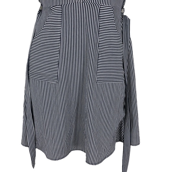 VTG 1950s-60s Seersucker Style Dress by Monteau of Los Angeles Blue & White S - Picture 2 of 13